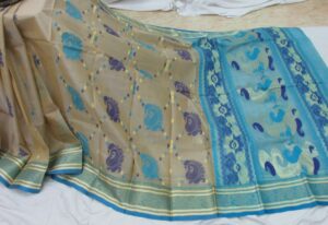 Bengal Tussar Silk Saree